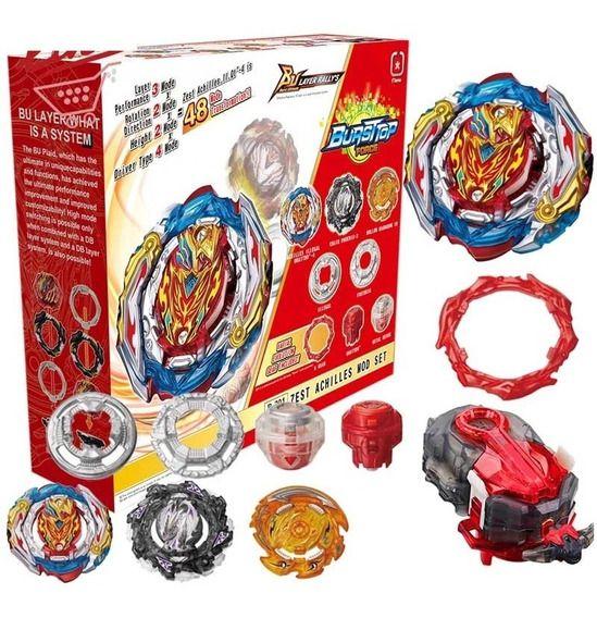 Beyblade B-201 Zest Achilles Customize Set - Flame - Conjunto Pião